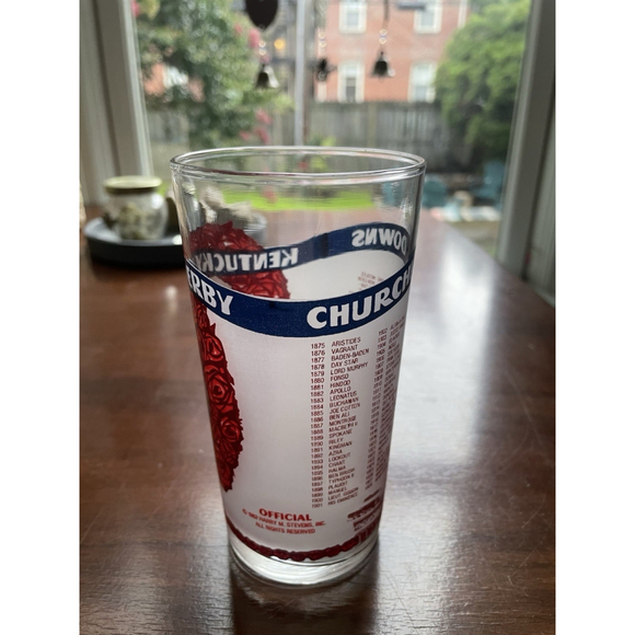 Vintage 1982 Kentucky Derby Official Frosted Mint Julep Glass - Churchill Downs - Picture 2 of 6